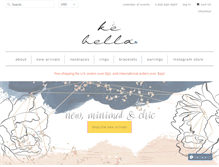 Tablet Screenshot of kebellajewelry.com